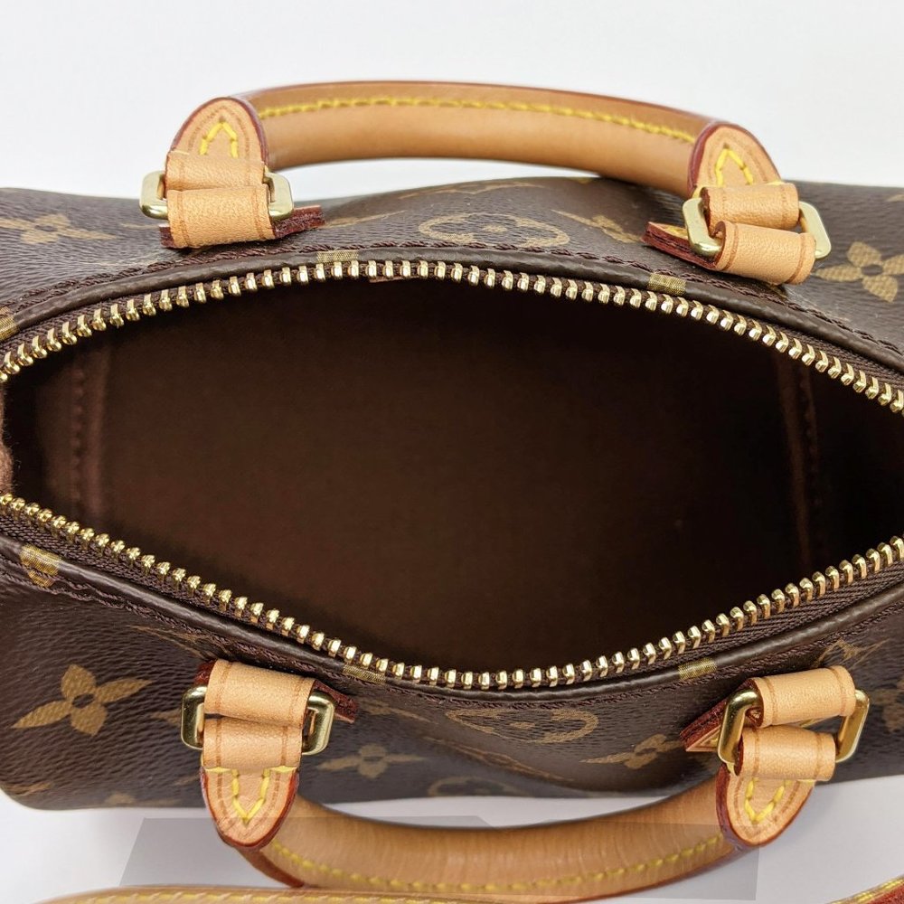 SOLD Louis Vuitton Monogram Speedy Nano Crossbody - Picture 2 of 8